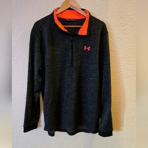 Under Armour - Mens ARMOUR 1/2 ZIP Fleece Top